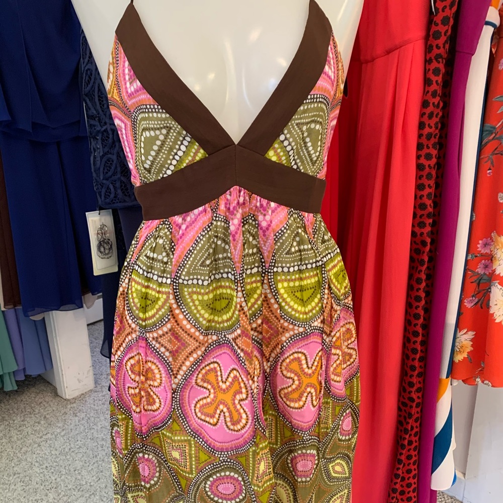 Print sundress- like new condition